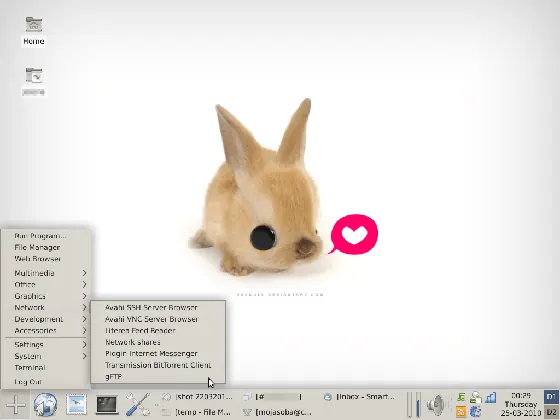 Gallery thumbnail: 20100325 Xfce Zenwalk