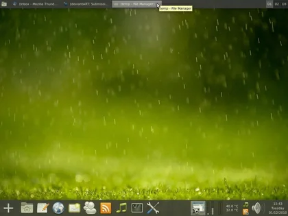 Gallery thumbnail: Sshot 20100112 Xfce Sidux