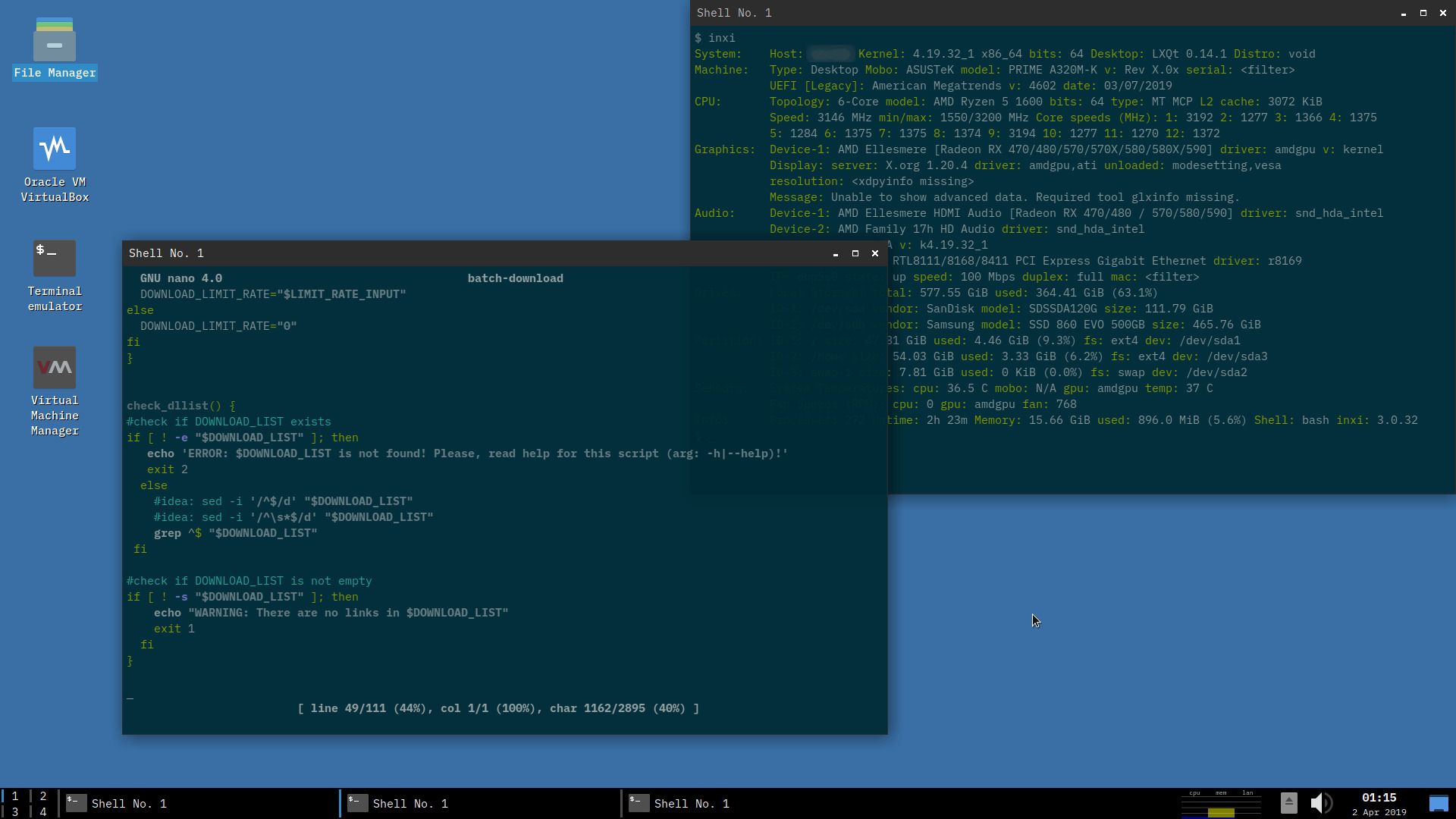 Sshot 20190402 Lxqt Void Linux